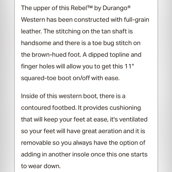 Rebel by Durango Saddle Up Western Boot - Picture 3 of 16